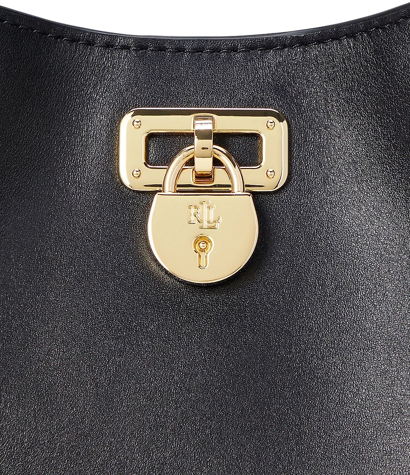 Lauren Ralph Lauren Tanner Mini Leather Padlock Shoulder Bag