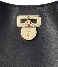 Lauren Ralph Lauren Tanner Mini Leather Padlock Shoulder Bag