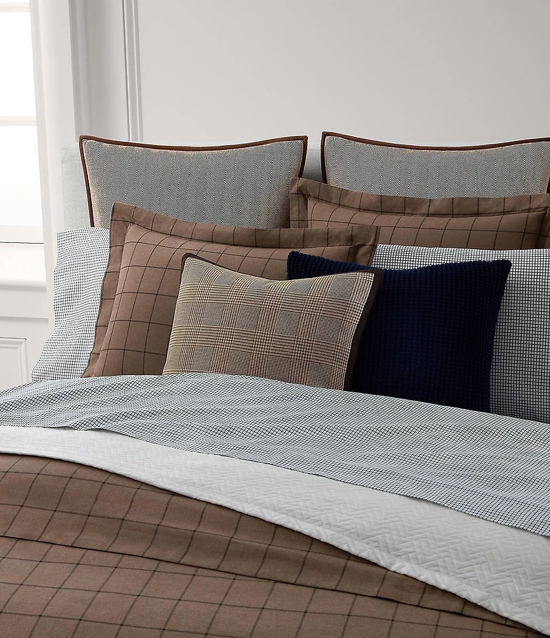 Lauren Ralph Lauren Ledger Windowpane Plaid Comforter Mini Set