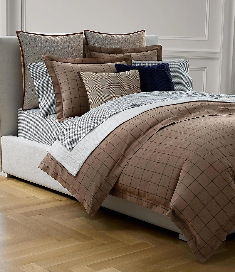Lauren Ralph Lauren Ledger Windowpane Plaid Comforter Mini Set