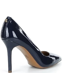 Lauren Ralph Lauren Lindella II Crinkle Patent Leather Pointed Toe Pumps