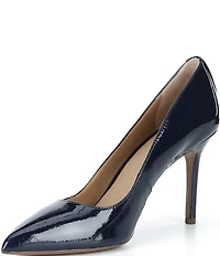 Lauren Ralph Lauren Lindella II Crinkle Patent Leather Pointed Toe Pumps