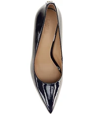 Lauren Ralph Lauren Lindella II Crinkle Patent Leather Pointed Toe Pumps