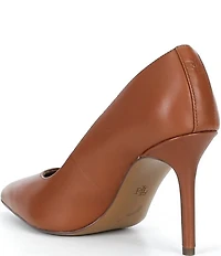 Lauren Ralph Lauren Lindella II Metallic Leather Pointed Toe Pumps
