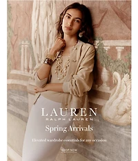Lauren Ralph Lauren Linen Blend Banded Collar Long Sleeve Flight Jacket