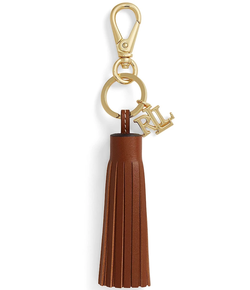 Lauren Ralph Lauren Logo & Leather Tassel Charm