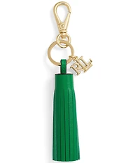 Lauren Ralph Lauren Logo & Leather Tassel Charm