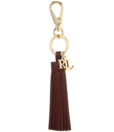 Lauren Ralph Lauren Logo & Leather Tassel Charm