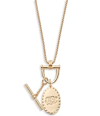 Lauren Ralph Lauren Logo Long Pendant Necklace