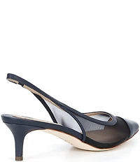 Lauren Ralph Lauren Lolah Mesh and Nappa Slingback Pumps