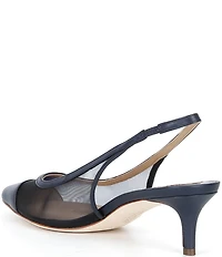 Lauren Ralph Lauren Lolah Mesh and Nappa Slingback Pumps