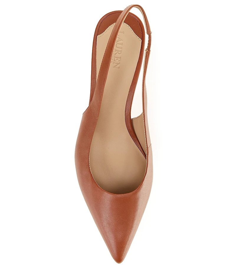 Lauren Ralph Lauren Lolah Nappa Slingback Pumps
