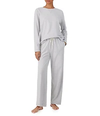 Lauren Ralph Lauren Long Sleeve Crew Neck Knit Pajama Set