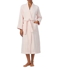 Lauren Ralph Lauren Long Sleeve Shawl Collar Long Cotton Terry Robe