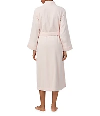 Lauren Ralph Lauren Long Sleeve Shawl Collar Long Cotton Terry Robe
