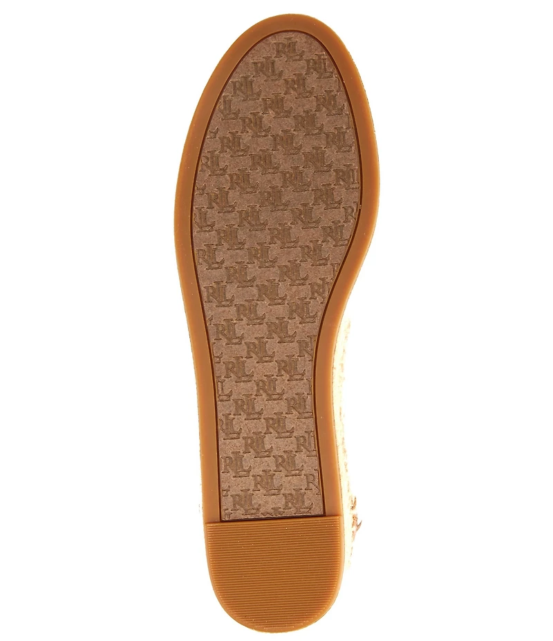 Lauren Ralph Lauren Luize Canvas and Leather Espadrille Sneakers