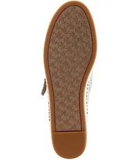 Lauren Ralph Lauren Luize Washed Denim Mary Jane Espadrille Platform Flats