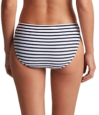Lauren Ralph Lauren Lux Stripe Hipster Swim Bottom