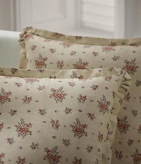 Lauren Ralph Lauren Lylah Scattered Floral Pleated Flanged Euro Sham