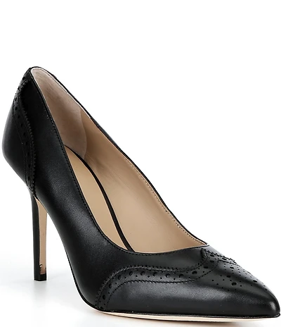 Lauren Ralph Lauren Lynden Perforated Leather Pumps