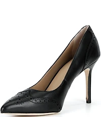 Lauren Ralph Lauren Lynden Perforated Leather Pumps