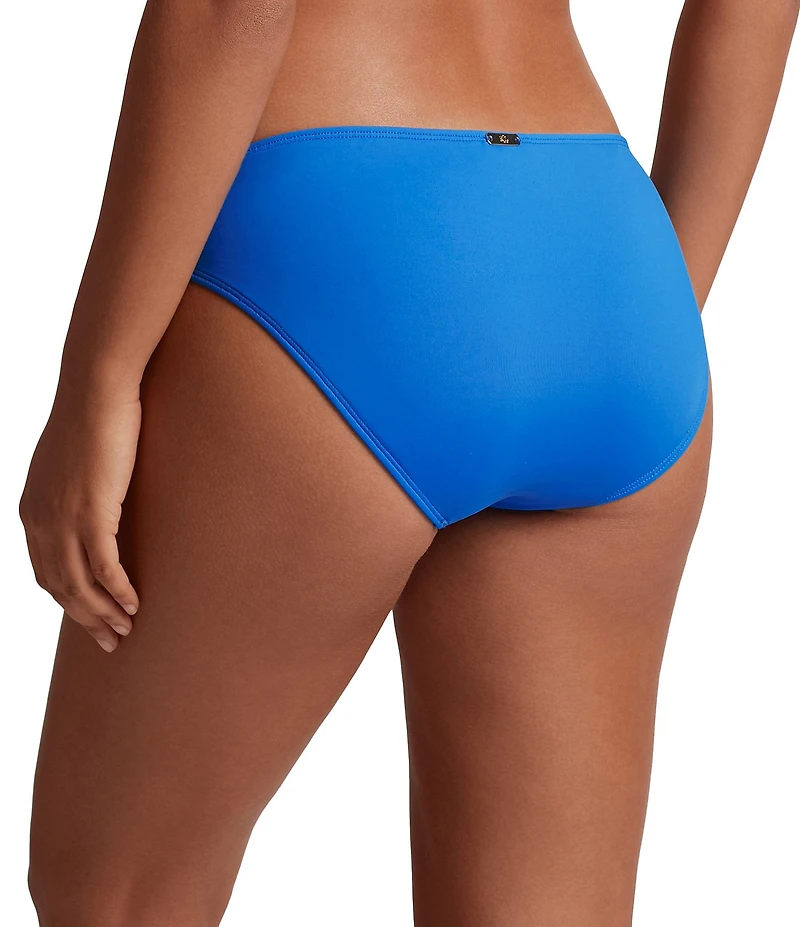 Lauren Ralph Lauren Macrame'- Ring Low Waist Hipster Swim Bottom