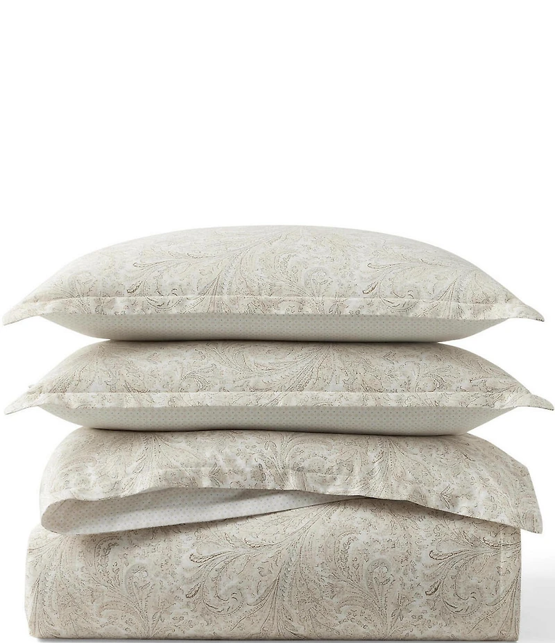 Lauren Ralph Lauren Marah Collection Paisley Cotton Percale Duvet Cover Mini Set