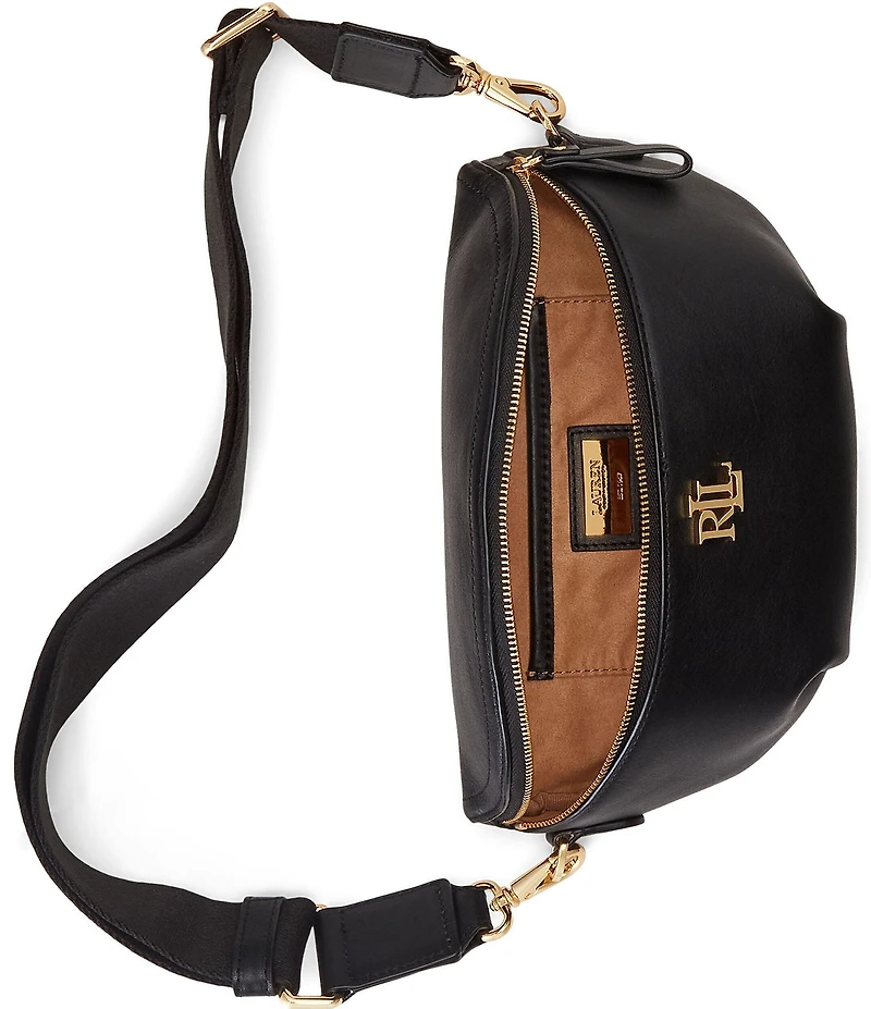 Lauren Ralph Lauren Marcy Leather Belt Bag