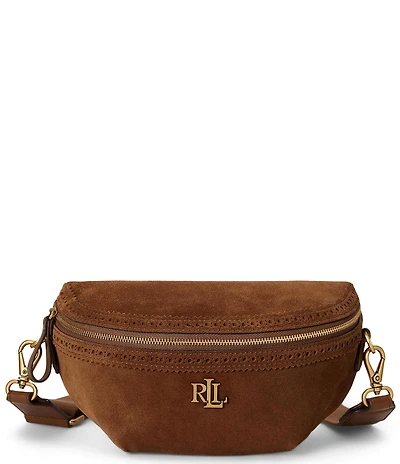Lauren Ralph Lauren Marcy Perforated Suede Belt Bag