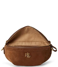 Lauren Ralph Lauren Marcy Perforated Suede Belt Bag