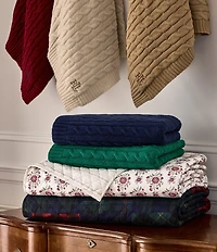 Lauren Ralph Lauren Maren Vintage Inspired Floral Cotton Diamond Stitched Quilt