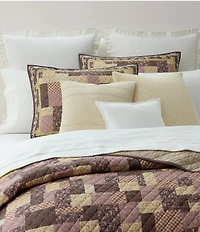 Lauren Ralph Lauren Margaret Floral Patchwork Diamond Quilted Lightweight Reversible Quilt