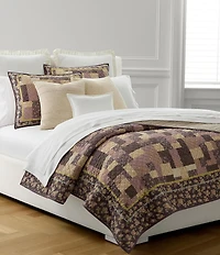 Lauren Ralph Lauren Margaret Floral Patchwork Diamond Quilted Lightweight Reversible Quilt