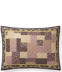 Lauren Ralph Lauren Margaret Floral Patchwork Diamond Quilted Reversible Sham