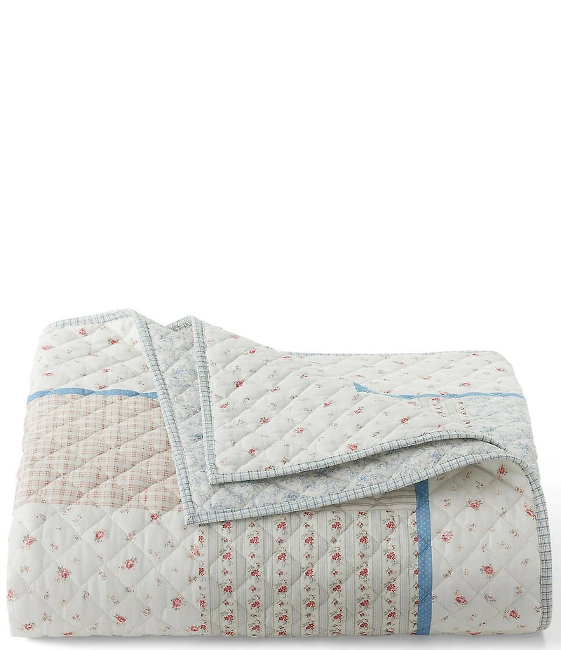 Lauren Ralph Lauren Marissa Patchwork Pattern Reversible Quilt