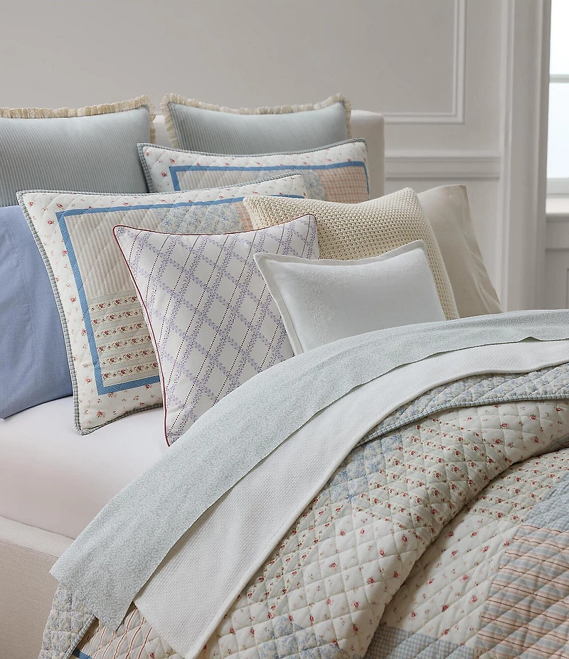 Lauren Ralph Lauren Marissa Patchwork Pattern Reversible Quilt