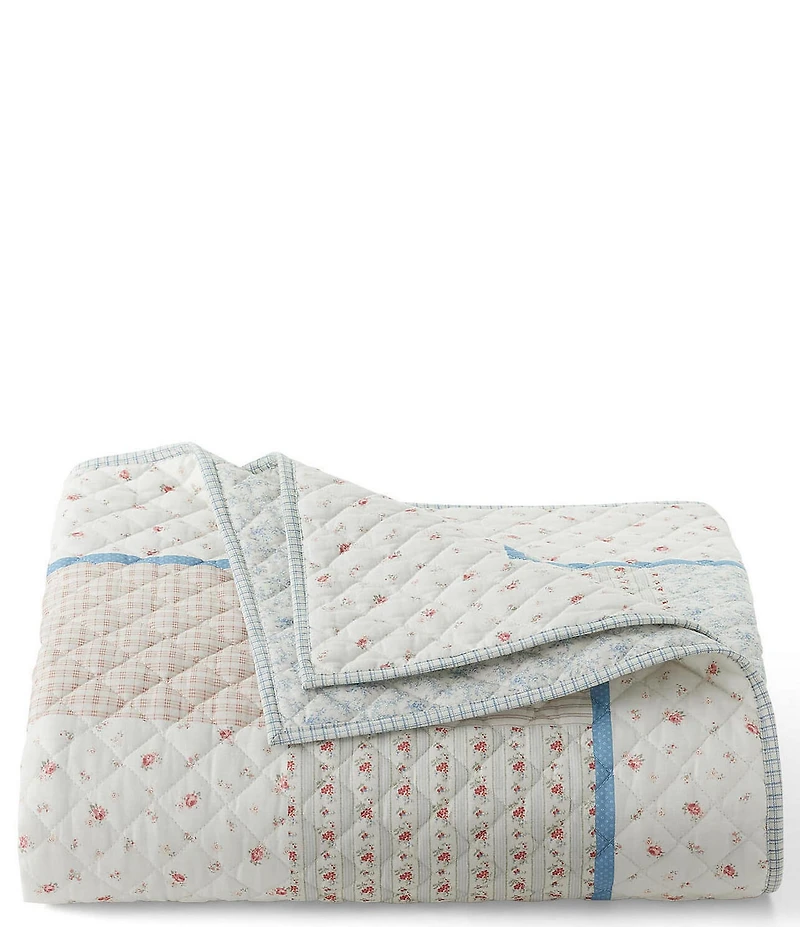Lauren Ralph Lauren Marissa Patchwork Pattern Reversible Quilt
