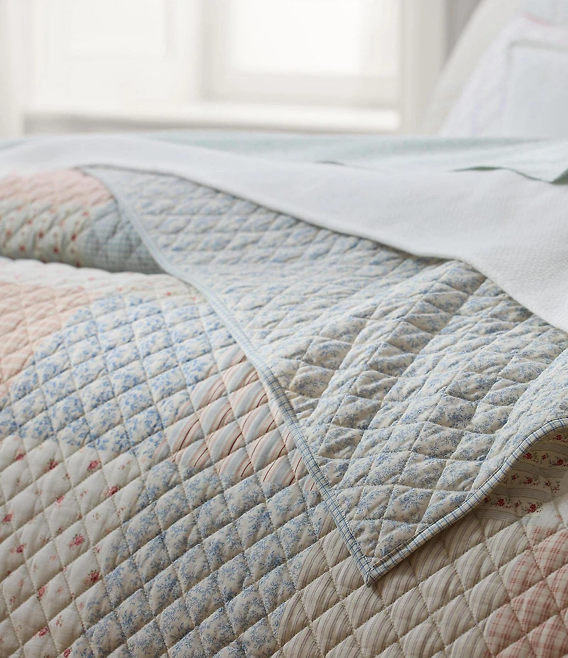 Lauren Ralph Lauren Marissa Patchwork Pattern Reversible Quilt