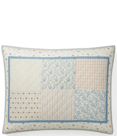 Lauren Ralph Lauren Marissa Patchwork Pattern Reversible Sham