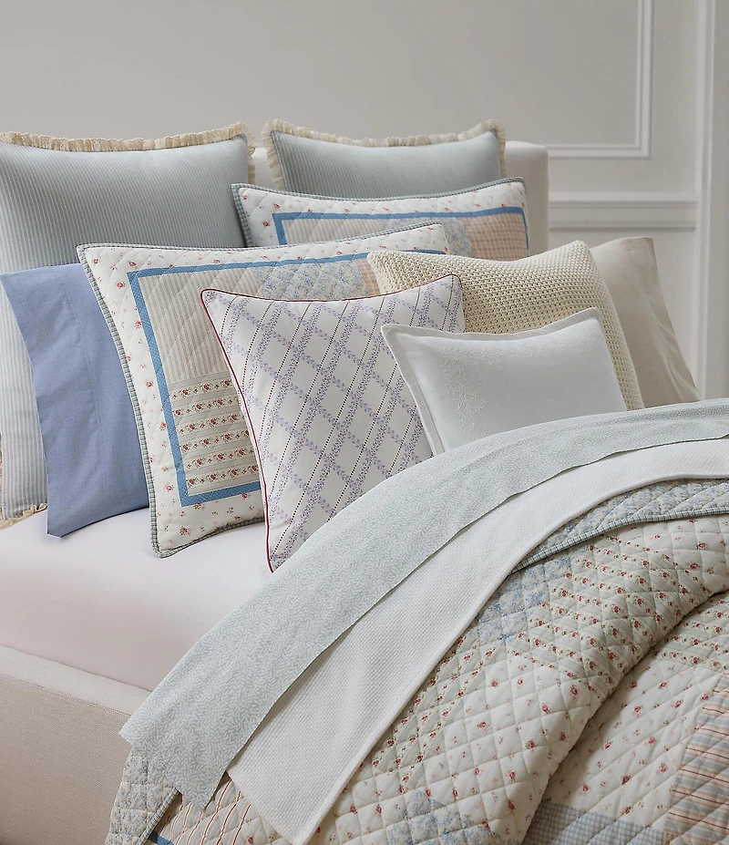 Lauren Ralph Lauren Marissa Patchwork Pattern Reversible Sham