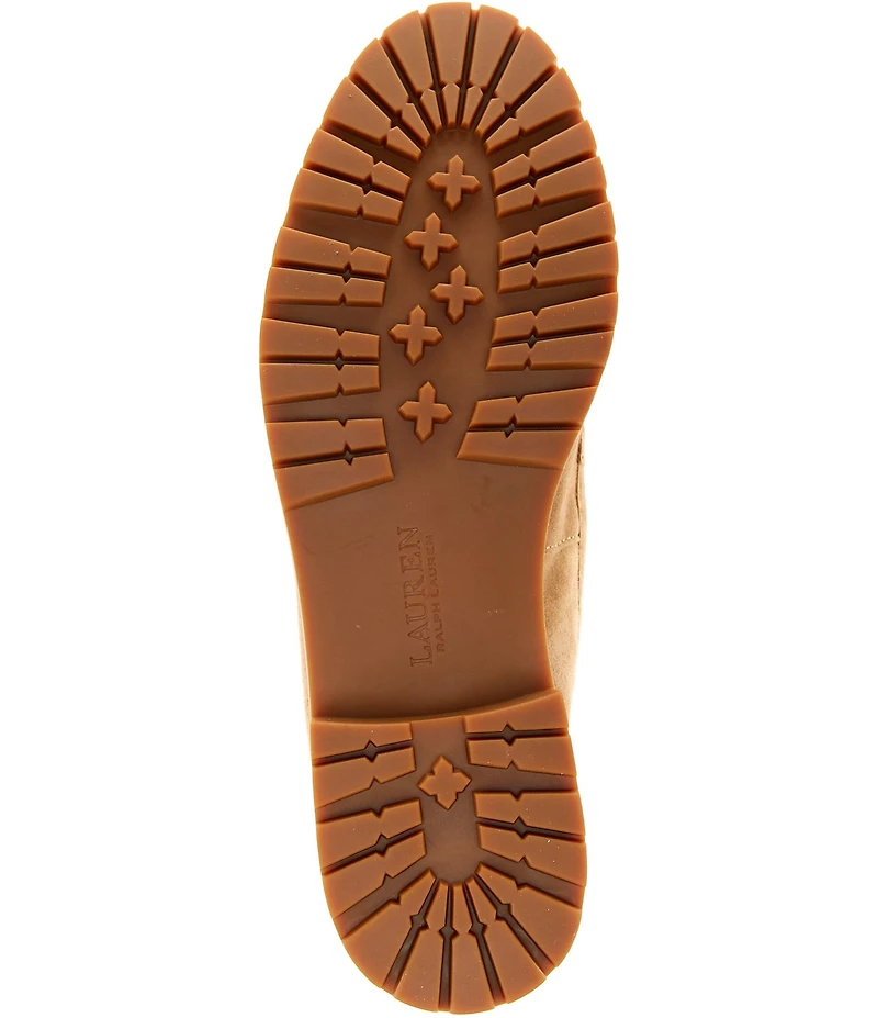 Lauren Ralph Lauren Marli Suede Lug Sole Penny Loafers