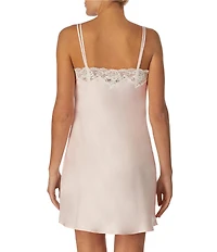 Lauren Ralph Lauren Matte Satin & Lace Sleeveless Bridal Chemise