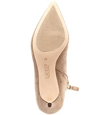 Lauren Ralph Lauren McKay Suede Kitten Heel Booties