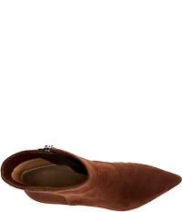 Lauren Ralph Lauren McKay Suede Kitten Heel Booties