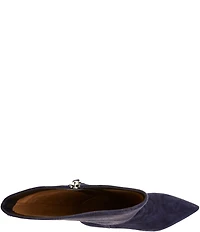 Lauren Ralph Lauren McKay Suede Kitten Heel Tall Boots