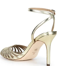 Lauren Ralph Lauren Mckayla Strappy Metallic Dress Sandals