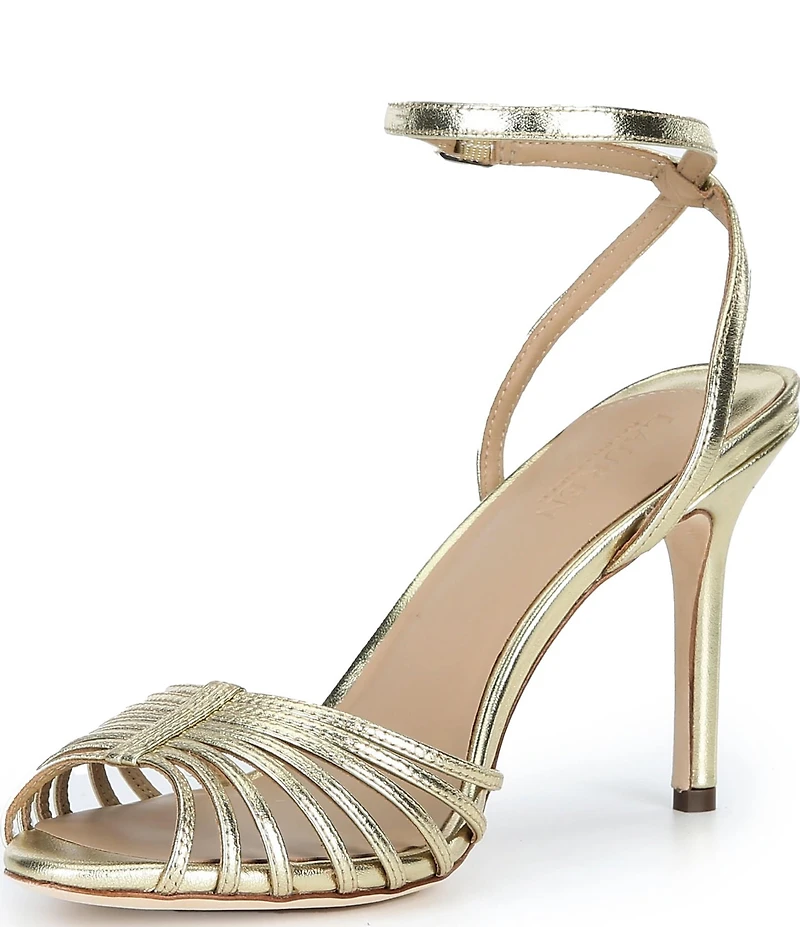Lauren Ralph Lauren Mckayla Strappy Metallic Dress Sandals