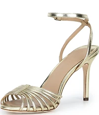 Lauren Ralph Lauren Mckayla Strappy Metallic Dress Sandals