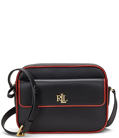 Lauren Ralph Lauren Marcy Medium Contrast Trim Crossbody Bag