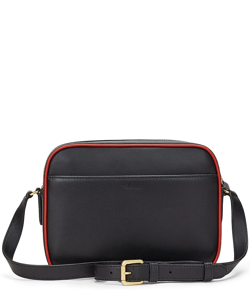 Lauren Ralph Lauren Marcy Medium Contrast Trim Crossbody Bag